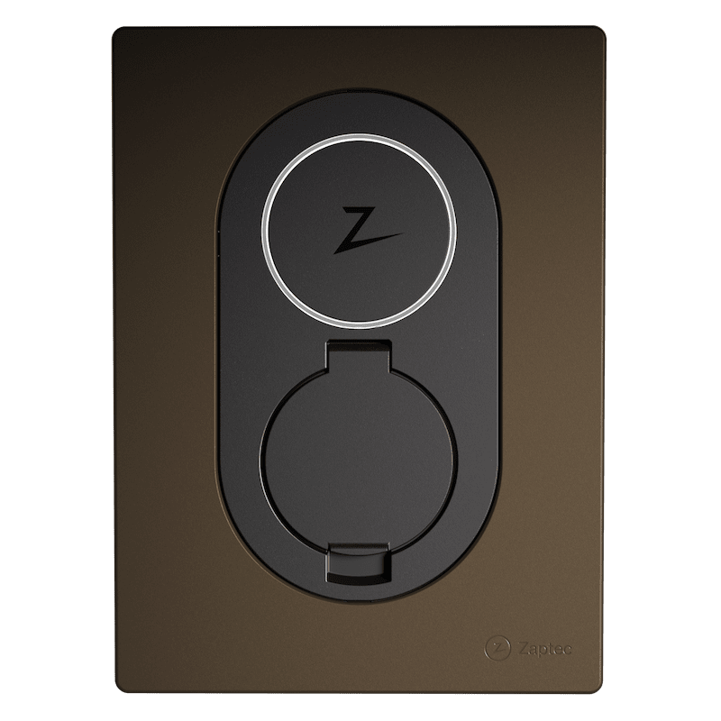 Zaptec Go Laddbox Wood Brown